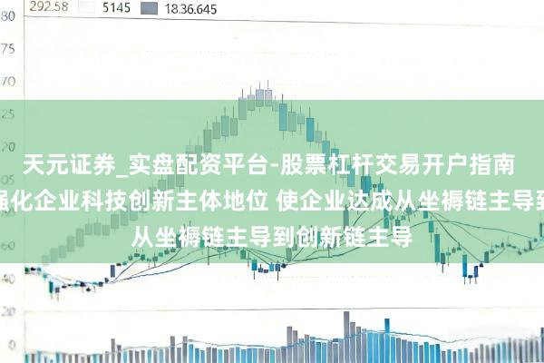 天元证券_实盘配资平台-股票杠杆交易开户指南 每经热评丨强化企业科技创新主体地位 使企业达成从坐褥链主导到创新链主导